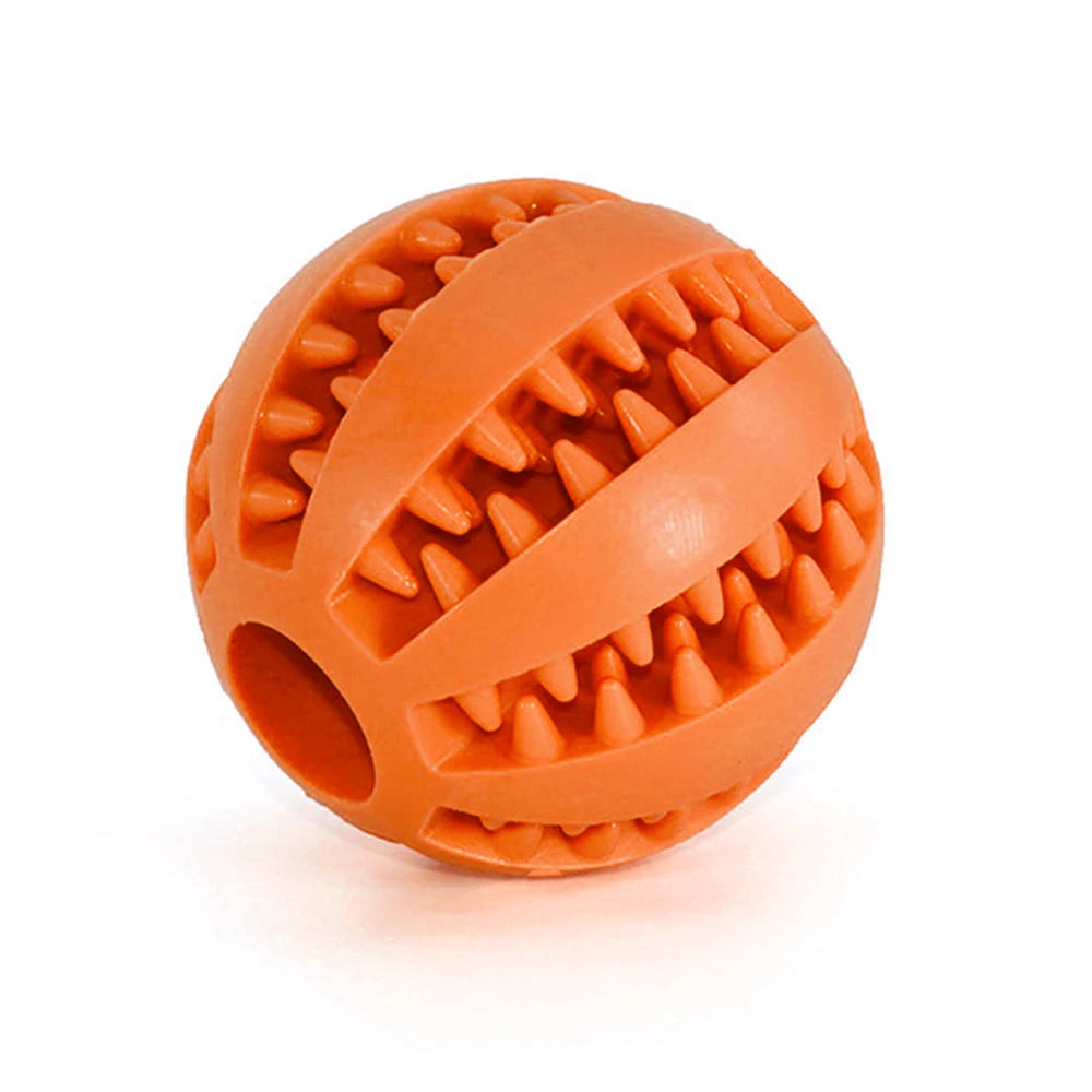 Rubber Tooth Cleaning Snack Ball for Dogs Indestructible Dog Toy for Large Dogs Soft Pet Chew Toys Interactive Dog Accessories