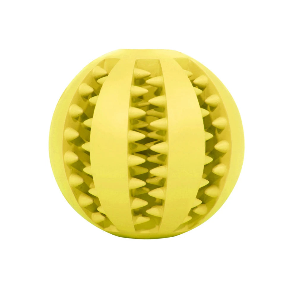 Rubber Tooth Cleaning Snack Ball for Dogs Indestructible Dog Toy for Large Dogs Soft Pet Chew Toys Interactive Dog Accessories