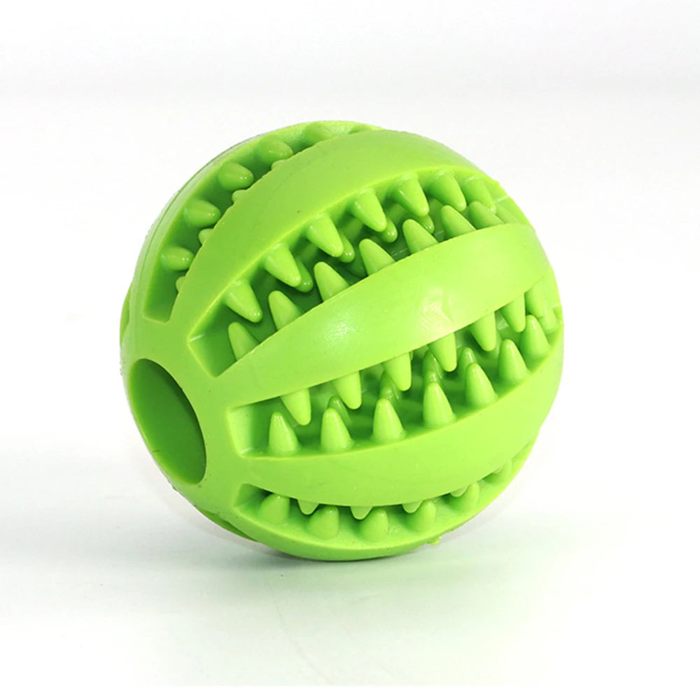 Rubber Tooth Cleaning Snack Ball for Dogs Indestructible Dog Toy for Large Dogs Soft Pet Chew Toys Interactive Dog Accessories
