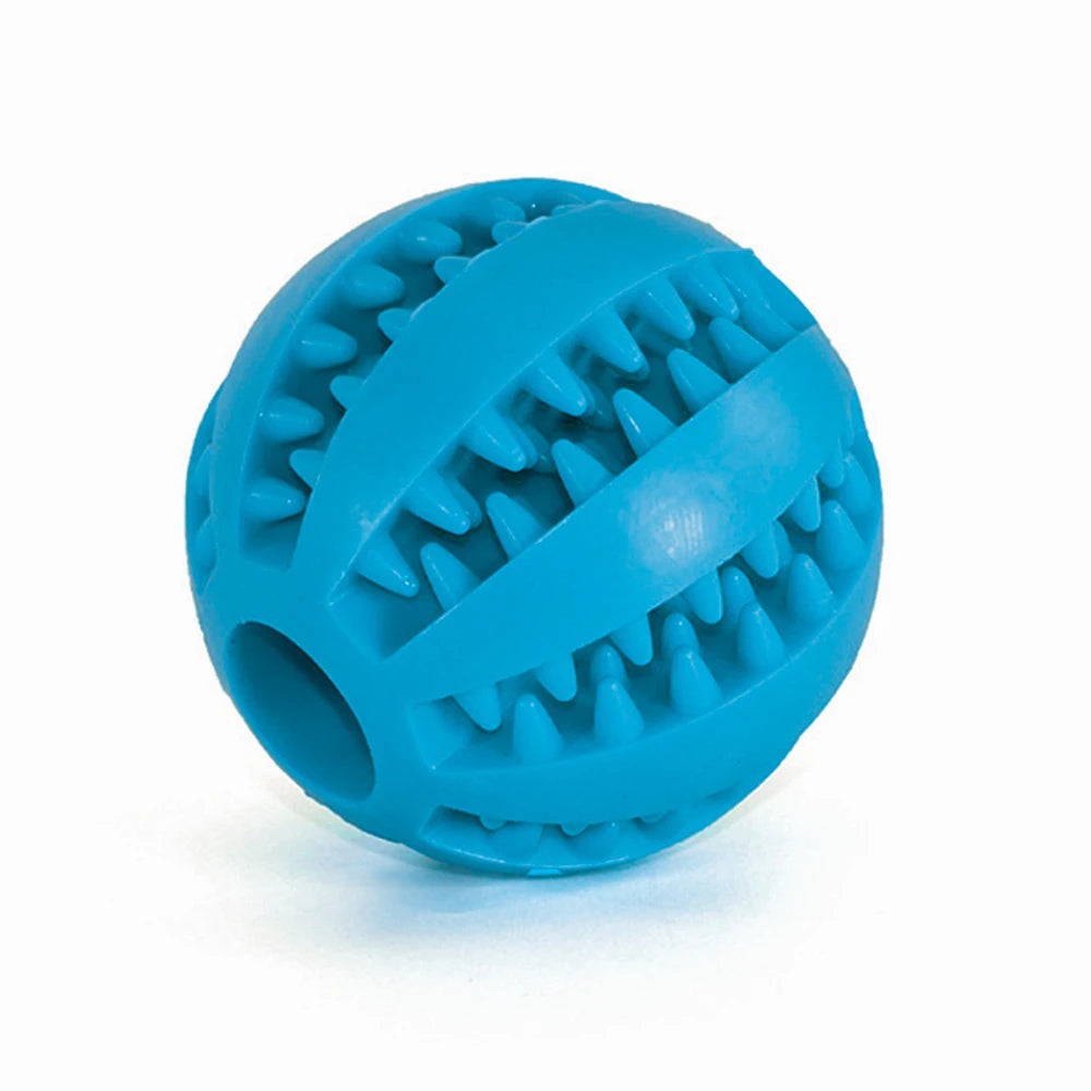 Rubber Tooth Cleaning Snack Ball for Dogs Indestructible Dog Toy for Large Dogs Soft Pet Chew Toys Interactive Dog Accessories