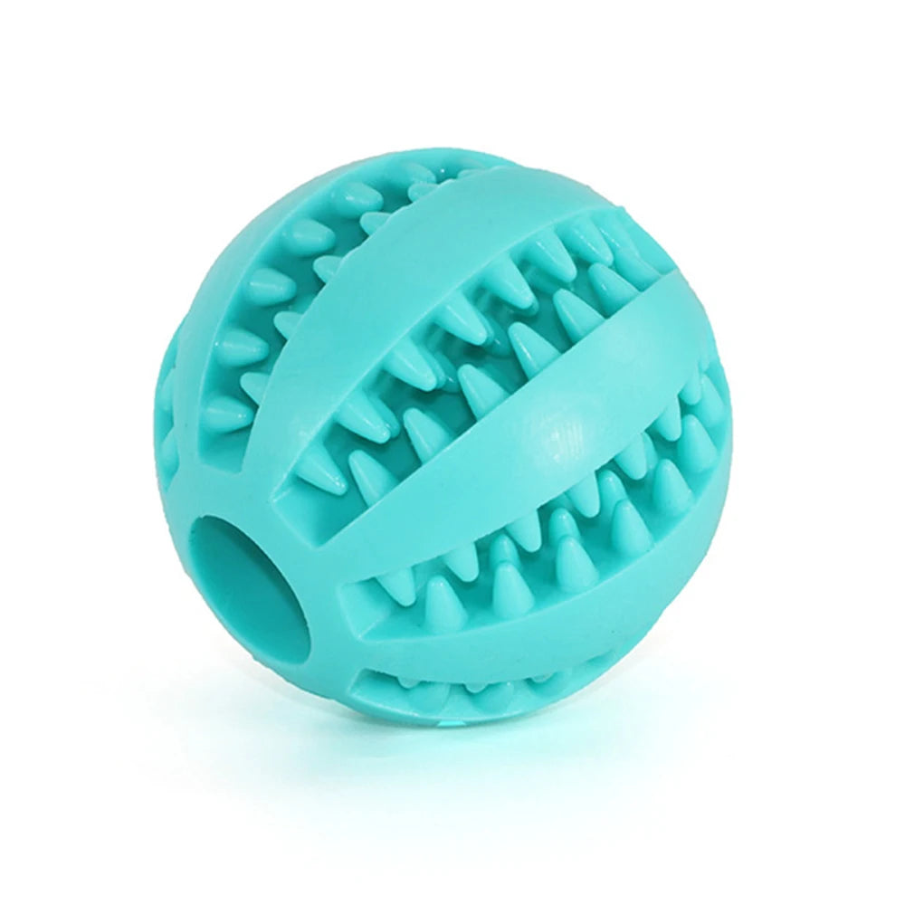 Rubber Tooth Cleaning Snack Ball for Dogs Indestructible Dog Toy for Large Dogs Soft Pet Chew Toys Interactive Dog Accessories
