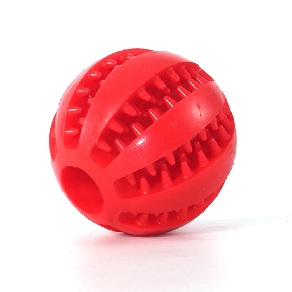 Rubber Tooth Cleaning Snack Ball for Dogs Indestructible Dog Toy for Large Dogs Soft Pet Chew Toys Interactive Dog Accessories